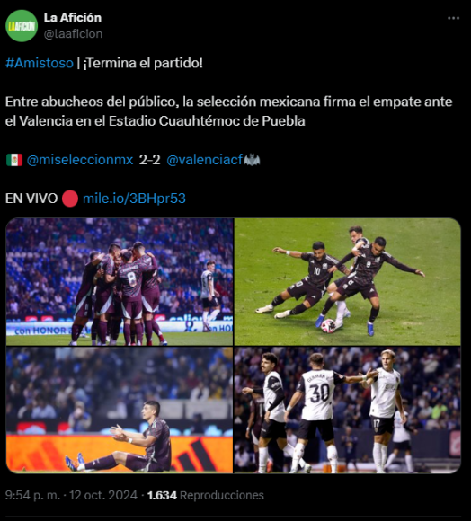 “Siguen sin existir”: la dura reacción de Faitelson tras empate de México ante Valencia “B” y lo que dicen del Vasco