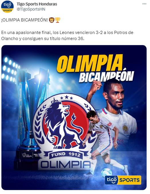Periodistas hondureños reaccionan tras el título 36 de Olimpia ante Olancho FC: “Liga predecible y pequeña para Troglio”