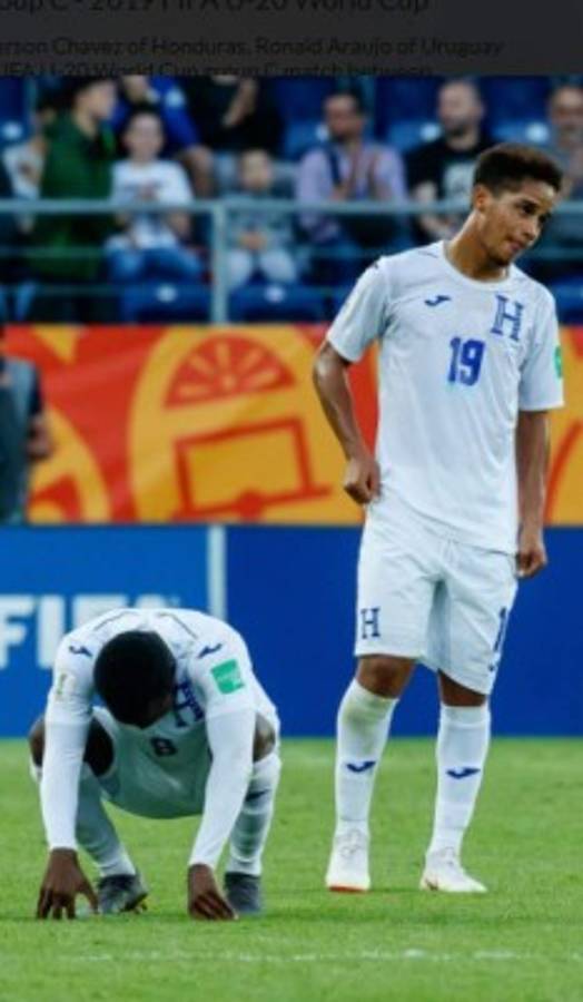 FOTOS: Lágrimas y tristeza de Honduras tras su virtual eliminación del Mundial Sub-20
