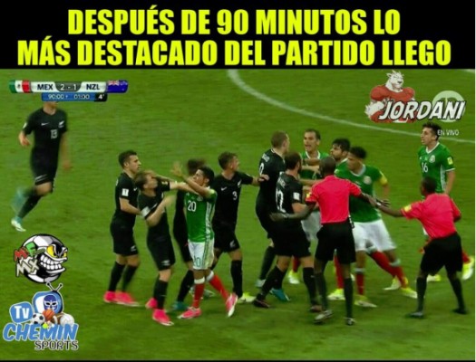 Imperdibles: Los mejores memes del México-Nueva Zelanda en la Copa Confederaciones