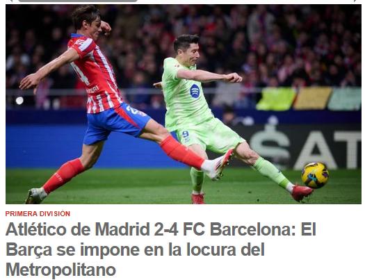 Así reacciona la prensa tras la remontada del Barcelona al Atlético: “Nada puede con nosotros; golpe en LaLiga”