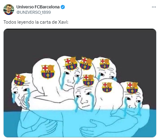 Barcelona despidió a Xavi: los memes estallan contra el técnico tras su polémica salida
