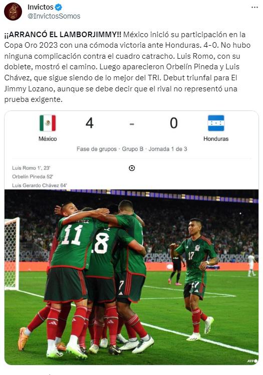 “Honduras no es parámetro”, “son una lágrima” y “no hay progreso”: La reacción de la prensa de México tras la paliza en Copa Oro