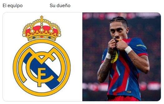 Raphinha destroza al Real Madrid: los memes que dejó la final de la Supercopa española