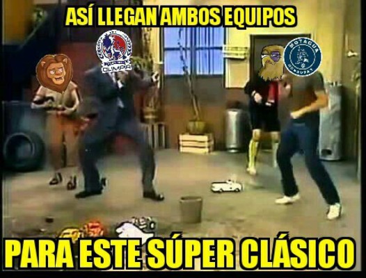 Los mejores memes del empate entre Motagua y Olimpia