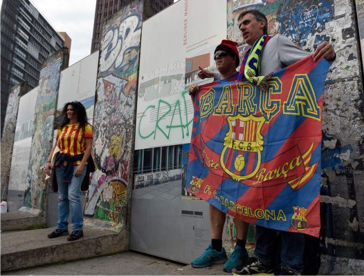Las mejores fotos de los aficionados del Barcelona en Berlín