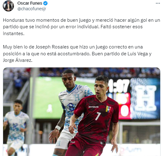 ¿Qué dicen de Elis y Joseph Rosales? Periodistas reaccionan tras la derrota de Honduras ante Venezuela y los puntos a mejorar