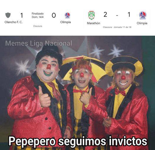 Las redes sociales se invaden de memes contra Olimpia por la derrota ante Marathón en el Yankel