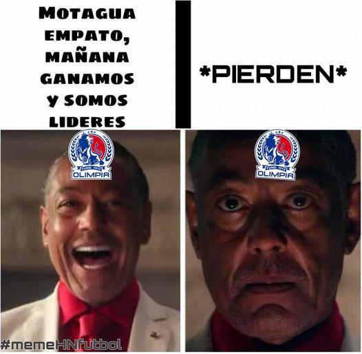 Los memes destrozan a Olimpia tras la derrota ante Potros y Motagua tampoco se salva