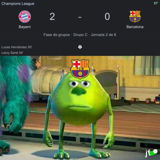 ¡No perdonan a Lewandowski! Los memes trituran al Barcelona tras sufrir otra derrota contra el Bayern en la Champions League