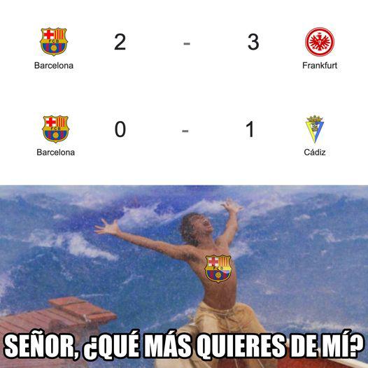 ¡Se fundió la Xavineta! Los crueles memes que hacen pedazos a Barcelona por perder contra Cádiz y dejarle el título al Real Madrid