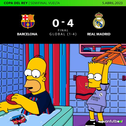 ¡Barcelona es humillado con terribles memes tras ser eliminado por el Real Madrid en la Copa del Rey!