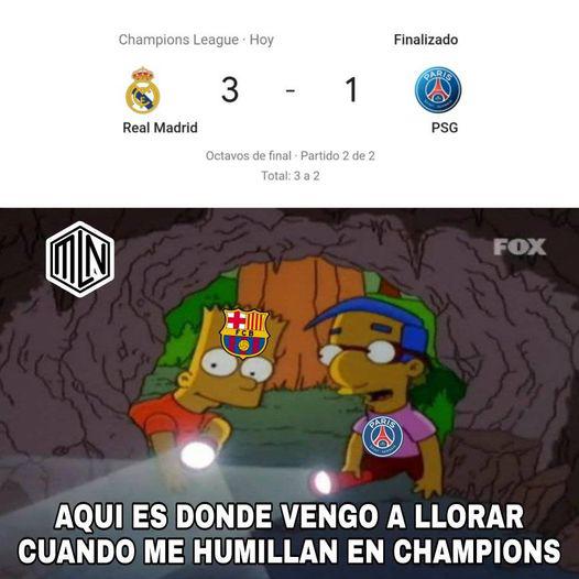Los memes no perdonan al PSG tras ser eliminados de la Champions League por el Real Madrid