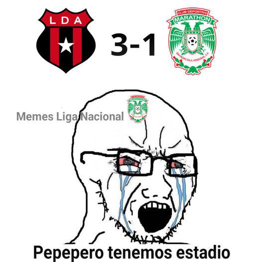 Los memes destrozan a Marathón tras perder ante Alajuelense en la Copa Centroamericana de Concacaf