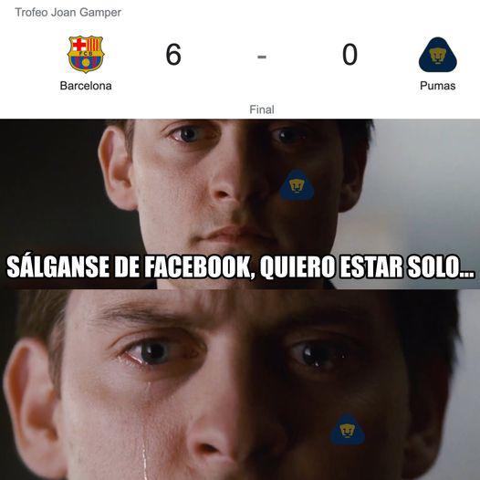 ¡Para morir de risa! Los memes despedazan a los Pumas de Dani Alves tras caer goleados por el Barcelona en el Camp Nou