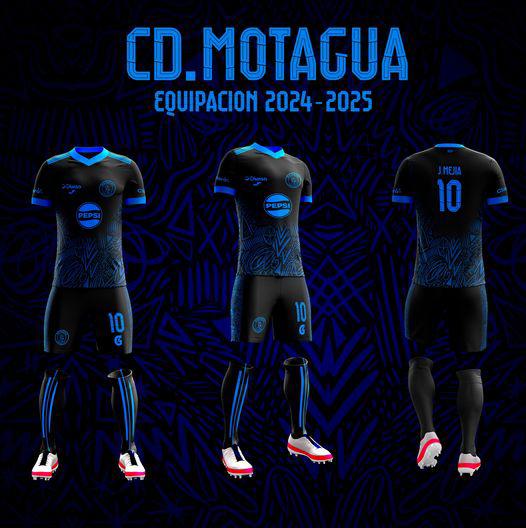 Detalles dorados y novedosos colores: Así son los uniformes que diseñan aficionados de Motagua para la temporada 24-25