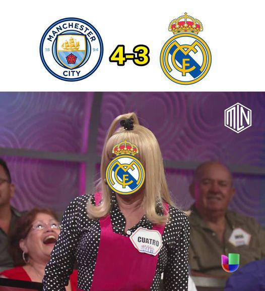 Los memes destrozan al Real Madrid tras caer ante el Manchester City en semifinales de la Champions