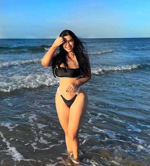 Despampanante novia de futbolista de Marathón cautiva en playas de Honduras ¿Dónde fueron a vacacionar?
