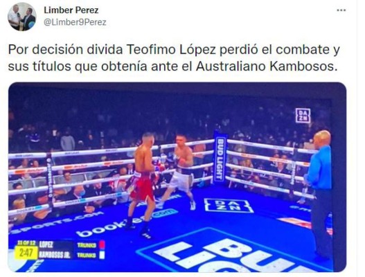 Brutal mensaje de Mauricio Dubón a Teófimo tras perder ante Kambosos: 'Sigue siendo la mera verg...'