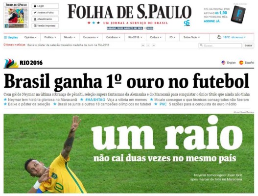 PORTADAS: Lo que el mundo amaneció diciendo este domingo 21 de agosto