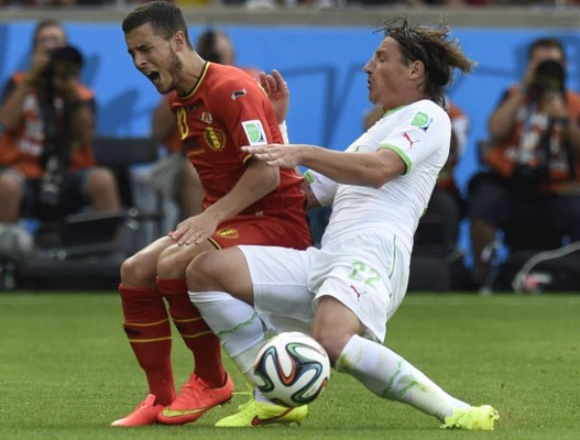 Mundial Brasil 2014: Las mejores imágenes Bélgica Argelia 2-1 .