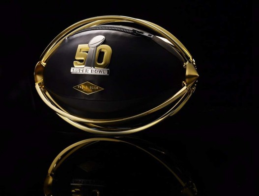 Los espectaculares diseños de balones conmemorativos al Super Bowl 50