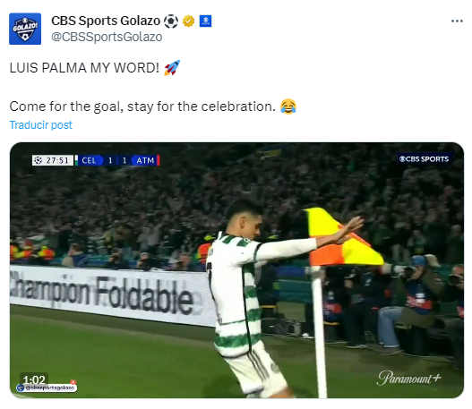 ”El mejor de Centroamérica”: prensa internacional se emociona con gol de Luis Palma en Champions ante Atlético