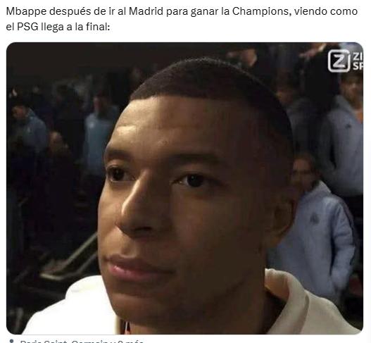 Burlas contra Mbappé: PSG avanzó a la gran final de la Champions y explotaron los memes