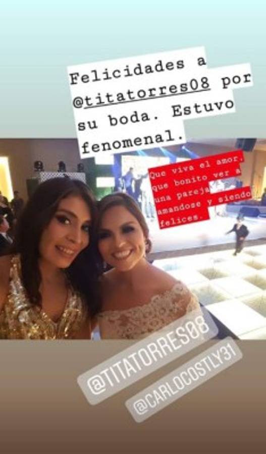 Las nuevas fotos que no has visto de la lujosa boda de Carlo Costly y Tita Torres