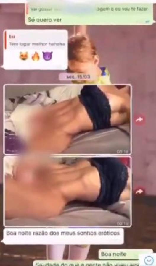 En fotos: Los Whatsapp que reveló Neymar tras ser acusado por presunta violación