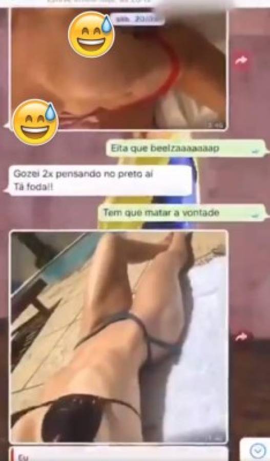 En fotos: Los Whatsapp que reveló Neymar tras ser acusado por presunta violación