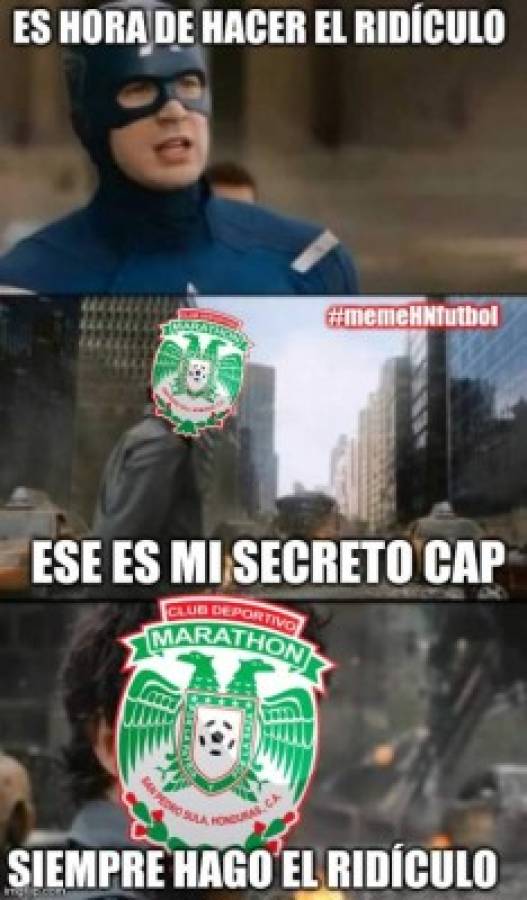 Motagua, Olimpia y Marathón no se salvan de los memes en la jornada 8 del torneo Apertura