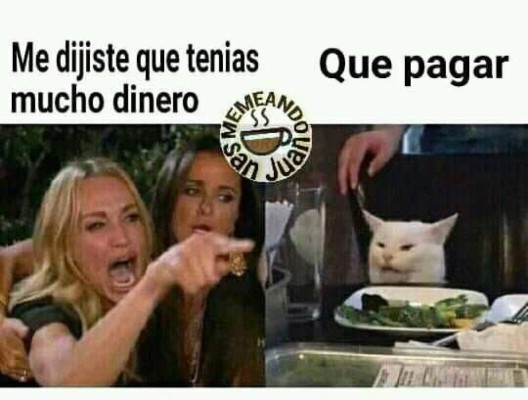 Los mejores memes del gato en la mesa y la mujer gritando, los equipos de Honduras no se salvan