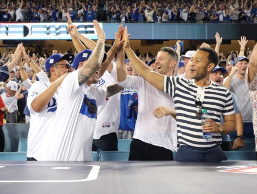 Estrellas que asistieron a los juegos de la Serie Mundial entr Dodgers y Astros