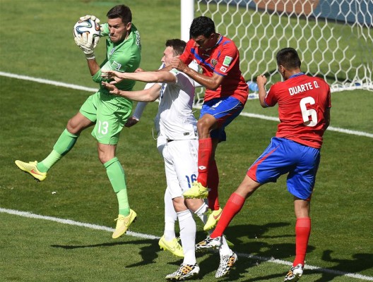 Una sorprendente Costa Rica despide a Inglaterra del mundial Brasil 2014.