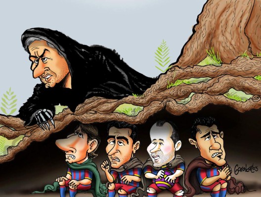 Las Mejores Caricaturas de Lionel Messi por Garabatos.