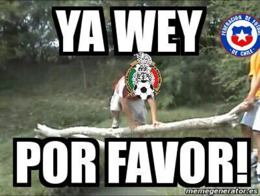 Los memes que dejó la aplastante derrota e México ante Chile