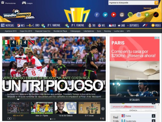 'Un tri piojoso', dicen medios de México por empate ante Trinidad