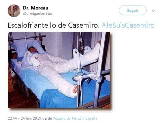 Los memes destrozan a Casemiro y le 'regalan' un Oscar por su clavado contra Levante