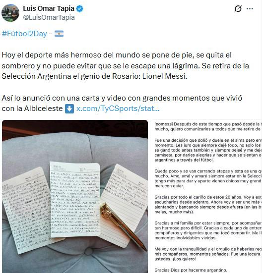 Impacto mundial por el adiós de Messi: De Paul reacciona y lo que dijo Faitelson
