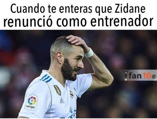 ¡Para morir de risa! Los mejores memes de la salida de Zidane del Real Madrid