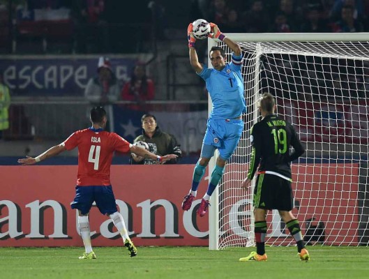 Imágenes del partidazo entre Chile-México