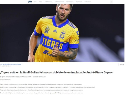 'Pasó caminando': Prensa mexicana e internacional sobre el triunfo de Tigres ante Olimpia en Concachampions