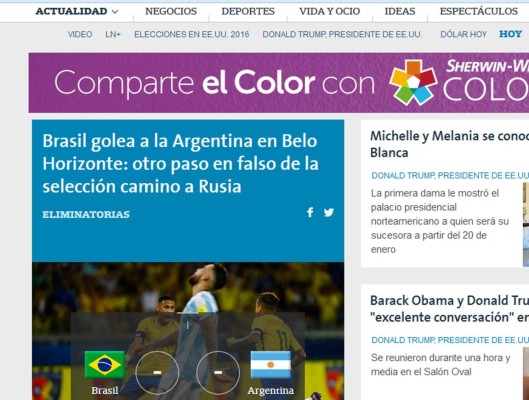 'Catástrofe, humillación', así reacciona la prensa tras goleada de Brasil a Argentina