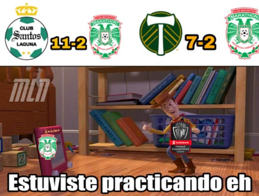 Humillan a Marathón con memes tras la paliza ante el Portland en la Concachampions