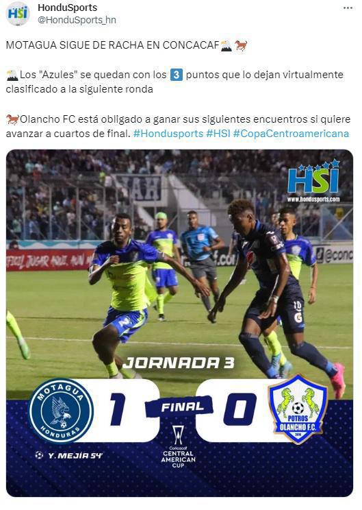 “Será el único de Honduras clasificado” y “Denle a Ninrod sus flores”: la reacción de la prensa a la victoria de Motagua ante Olancho