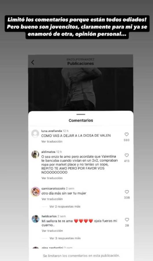 El verdadero motivo por el que Enzo Fernández se separó de su mujer y la respuesta que recibió: “cómo vas a dejar...”