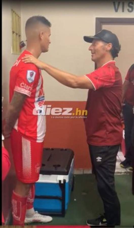 El gesto de Troglio al ver a Eddie expulsado, la extraña celebración de Rocca y el 'tierno' abrazo de Machuca a Cáceres