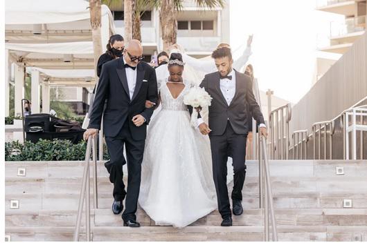 Así fue la lujosa boda de la tenista Sloane Stephens y el delantero estadounidense Jozy Altidore