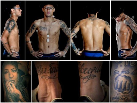 Los tatuajes más extraños del clásico Barcelona-Real Madrid